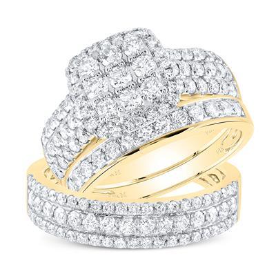 2 1/5CTW-DIA ANA M TRIO SET Yumna Jewelers