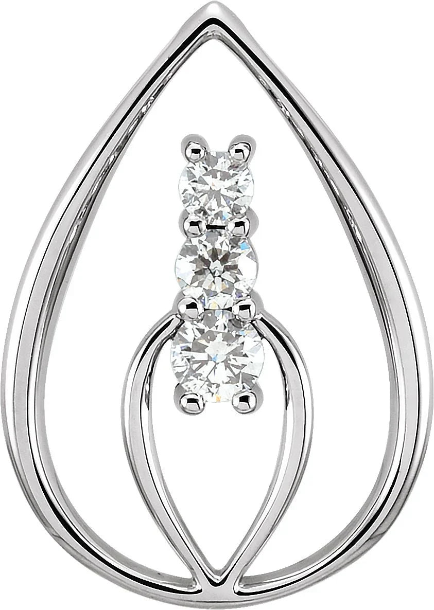 Stylish Diamond Pendants | 1/2 CTW Natural Pendant | Yumna Jewelers