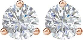 14K Rose 2 CTW Natural Diamond Stud Earrings 66233:60153:P