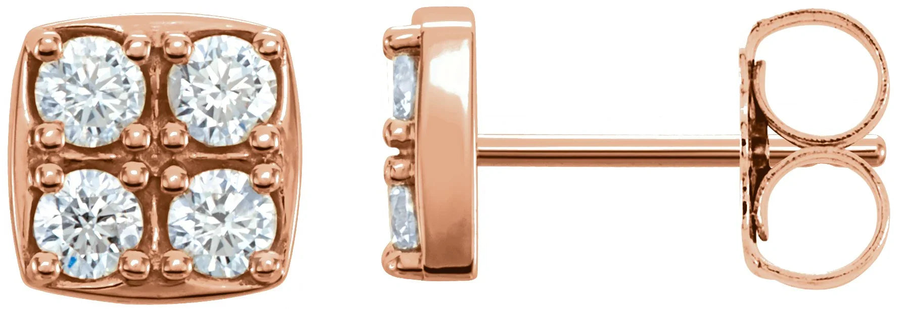 1/2 CTW Diamond Earrings | Yumna Jewelers