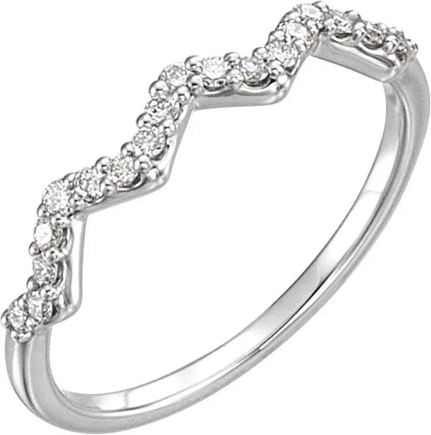 14K Rose 1/5 CTW Natural Diamond Stackable Ring 123052:602:P