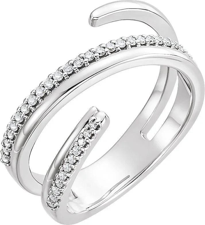 14K Rose 1/6 CTW Natural Diamond Ring 123109:602:P