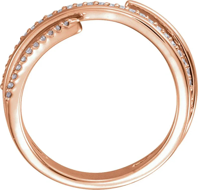 14K Rose 1/6 CTW Natural Diamond Ring 123109:602:P