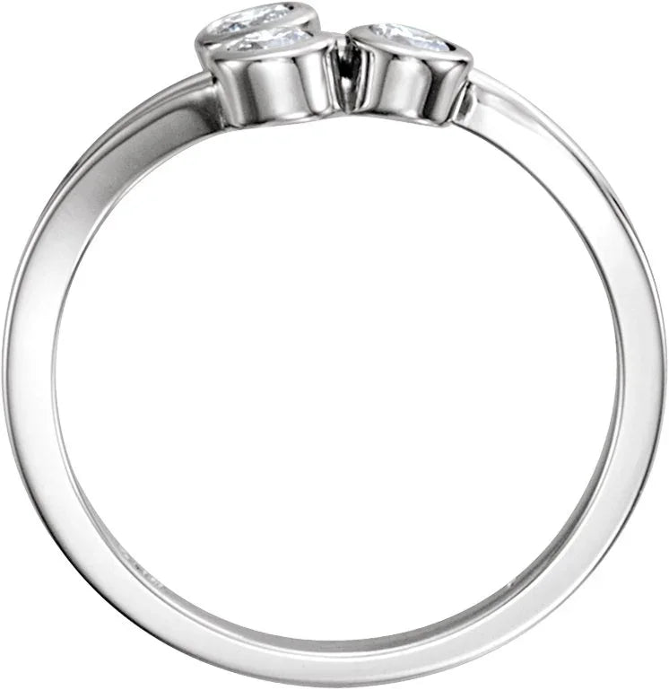 3mm 3-Stone Diamond Ring | Yumna Jewelers