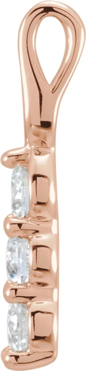 Natural Diamond Stone Pendant Set | Yumna Jewelers