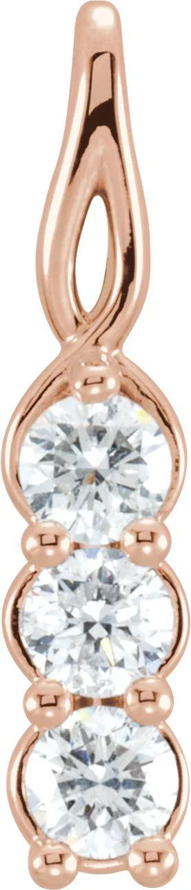 Natural Diamond Stone Pendant Set | Yumna Jewelers