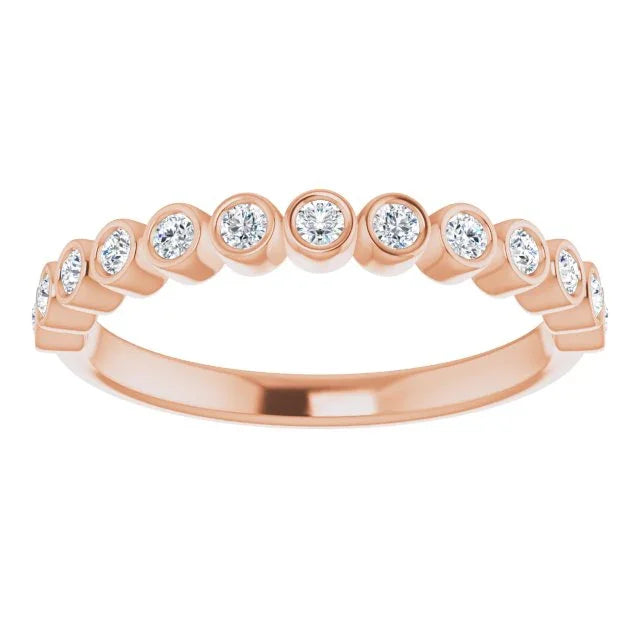 14K Rose 1/4 CTW Natural Diamond Ring 122855:603:P