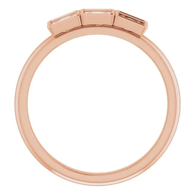 14K Rose 1/5 CTW Natural Diamond Stackable Ring 123362:602:P