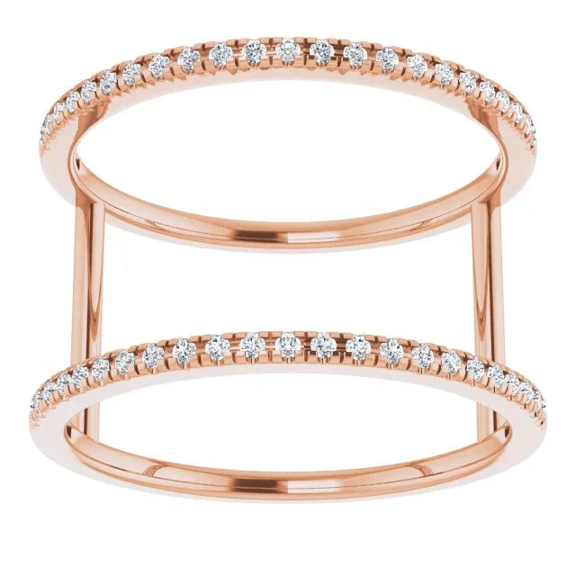 14K Rose 1/5 CTW Natural Diamond Ring 651880:60002:P