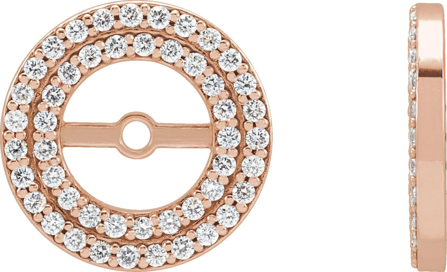 Natural Diamond Earring Jackets | Yumna Jewelers