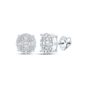 Women's Cluster Earrings | Diamond Cluster Earrings  | Yumna Jewelers