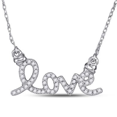 Women's Love Pendant | Diamond Love Pendant | Yumna Jewelers