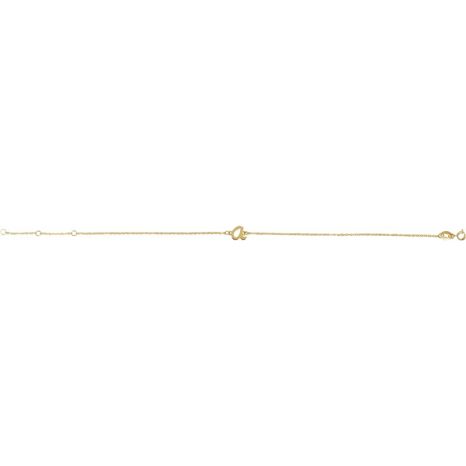 Women's Initial Bracelet | Initial Chain Bracelet | Yumna Jewelers