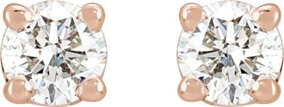 1/3 Ctw Stud Earrings with Backs | Yumna Jewelers