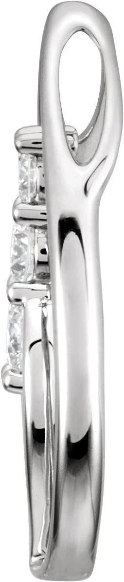 Stylish Diamond Pendants | 1/2 CTW Natural Pendant | Yumna Jewelers