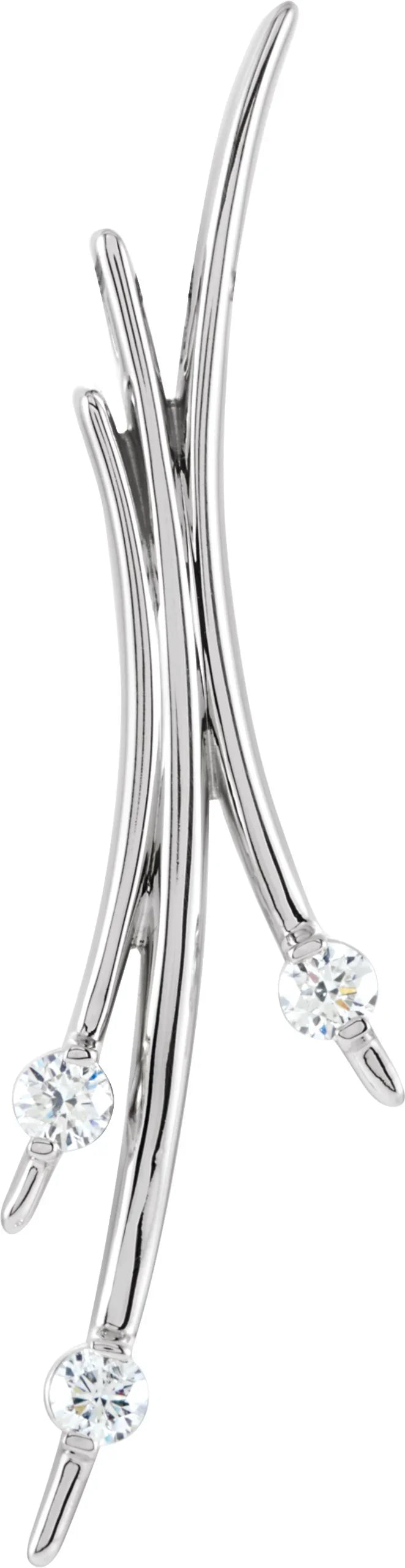 14K Rose Polish Diamond Pendant | Yumna Jewelers