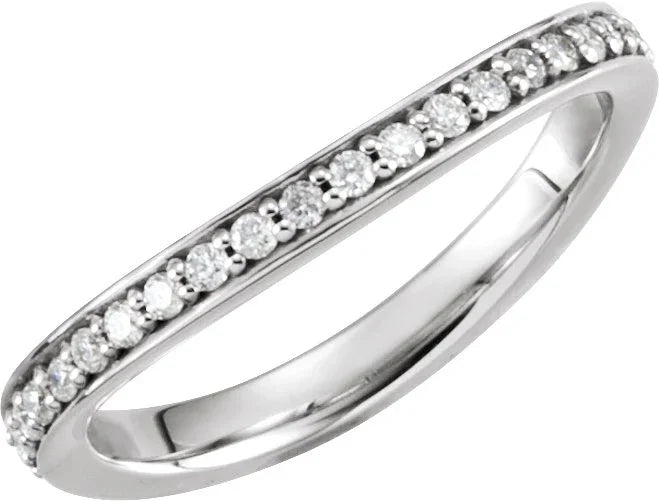 Full Diamond Stackable Band | Yumna Jewelers