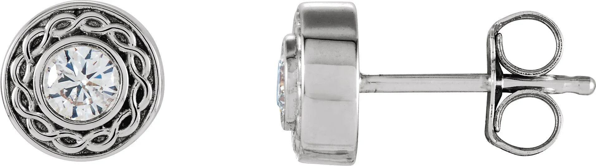 14K Rose 1/5 CTW Natural Diamond Earrings 85893:102:P