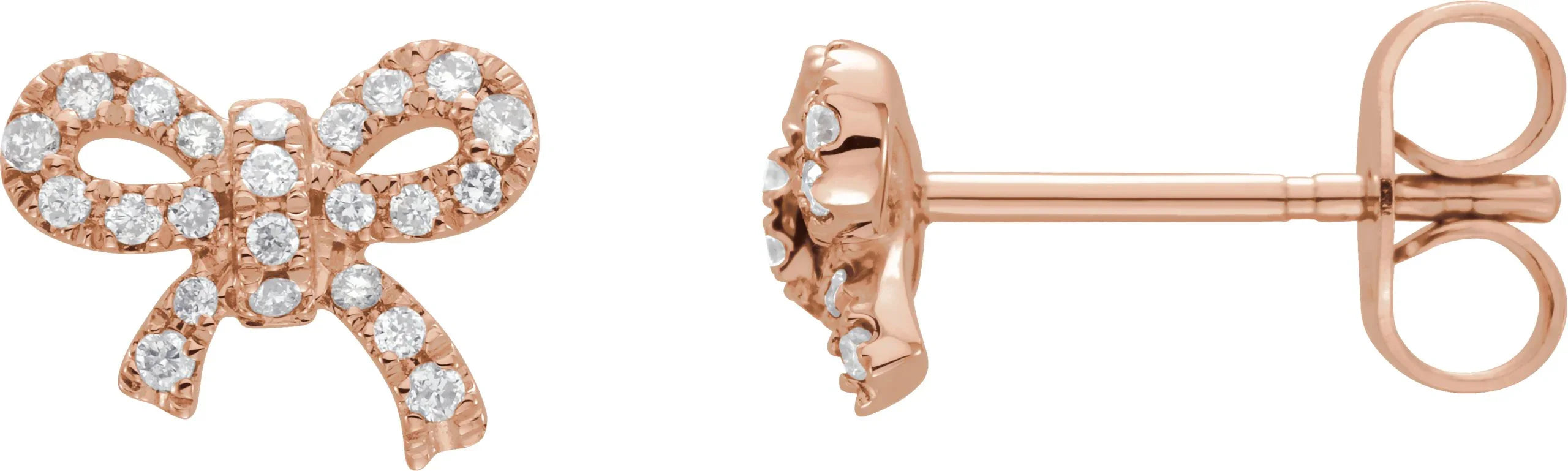 14K Rose 1/5 CTW Natural Diamond Earrings 651935:60001:P