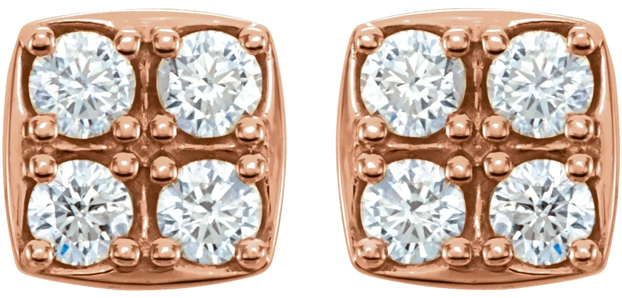 1/2 CTW Diamond Earrings | Yumna Jewelers