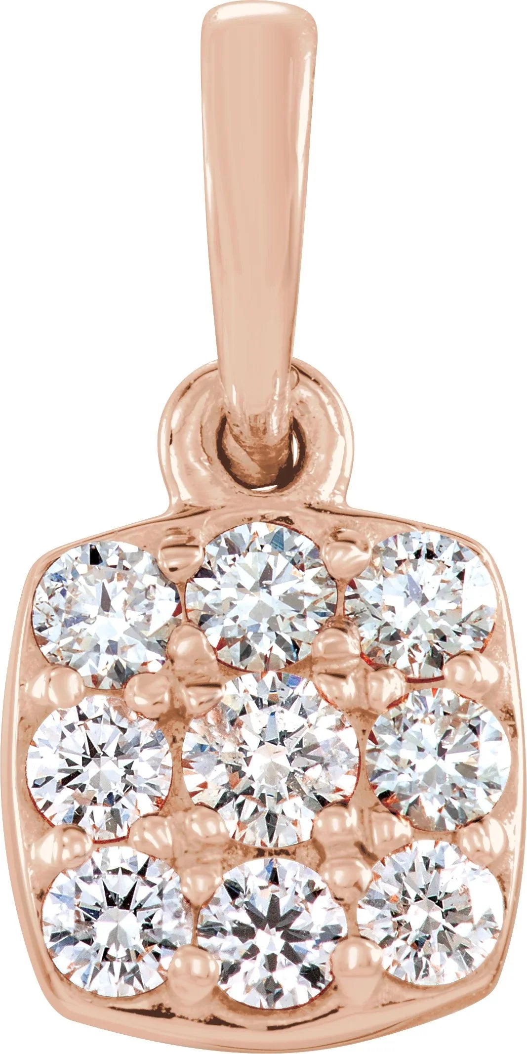 1/4 CTW Diamond Cluster Pendant | Yumna Jewelers