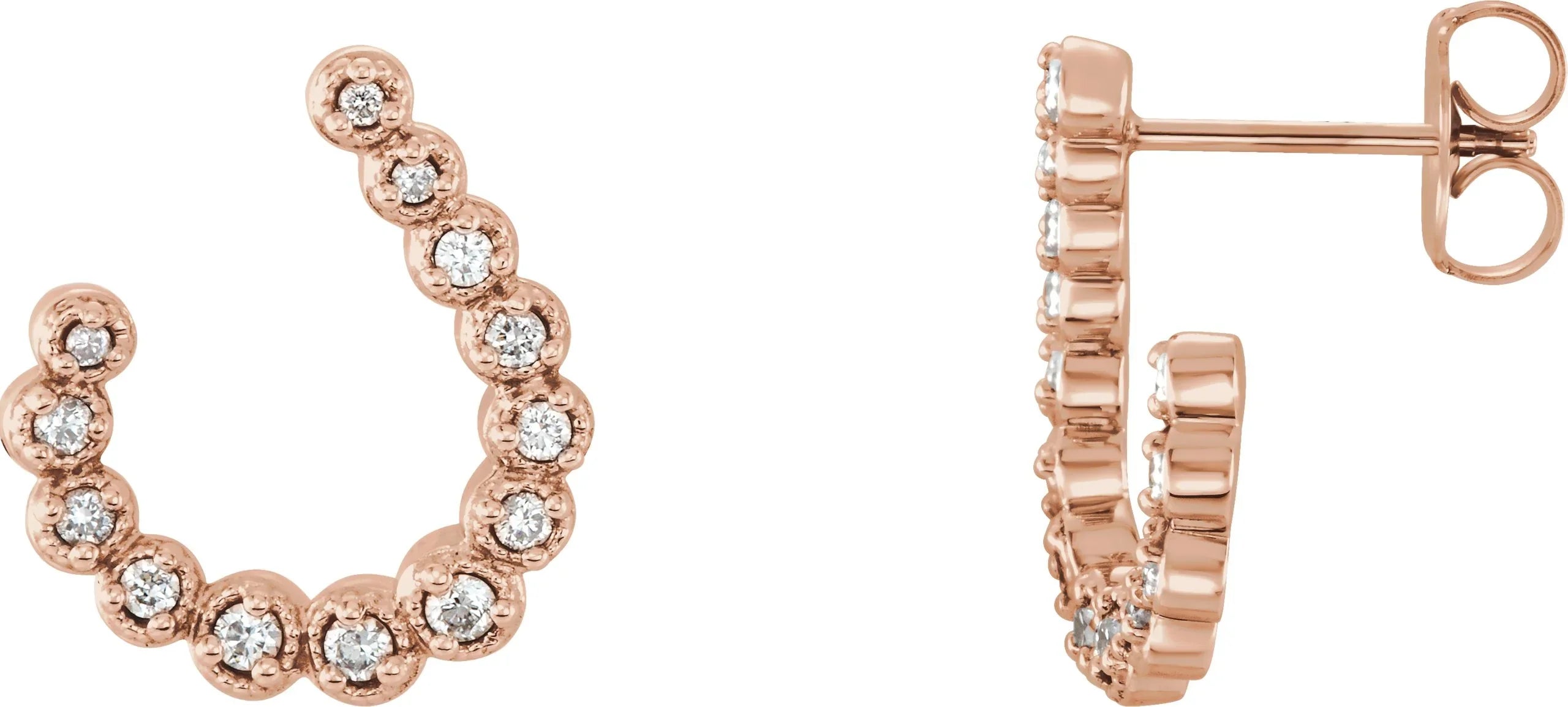 3.11g Diamond Earrings | Yumna Jewelers