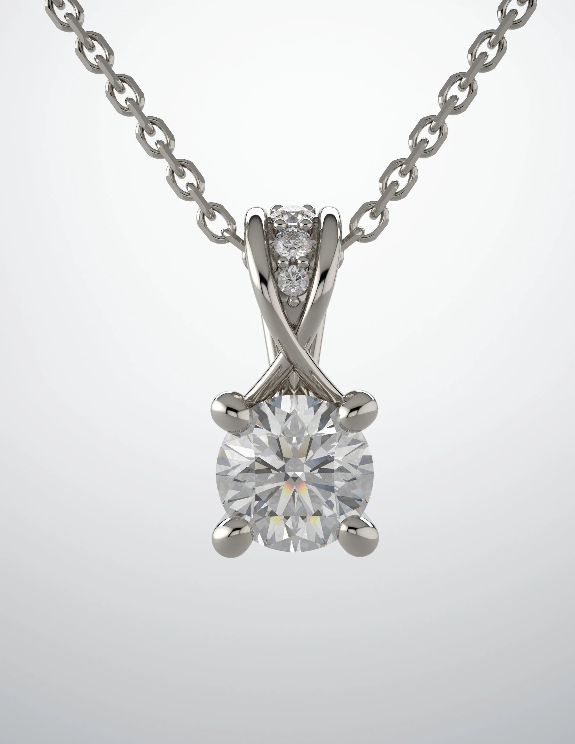 14K Rose 1/4 CTW Natural Diamond Pendant 86678:6002:P