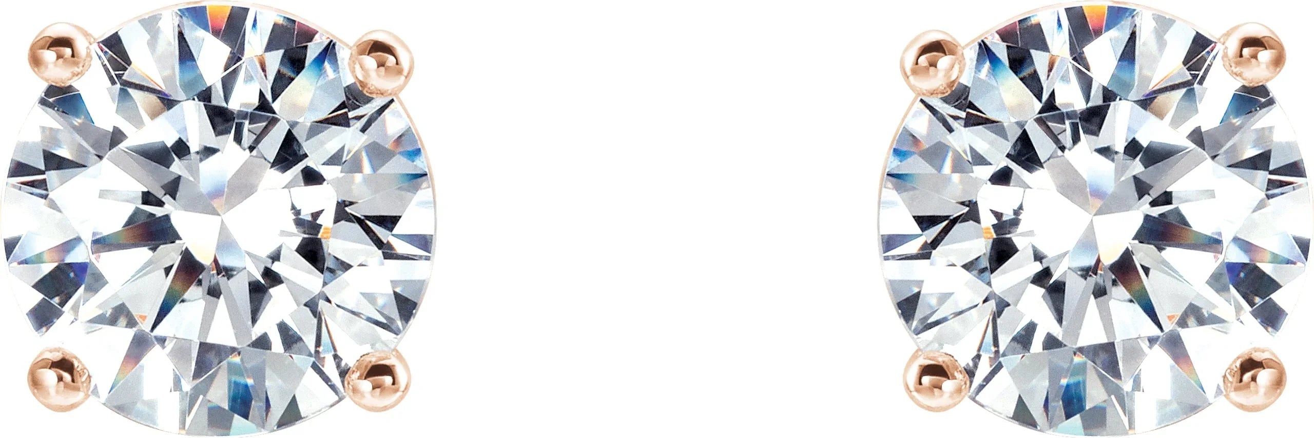 Diamond Stud Earrings | Women's Stud Earrings | Yumna Jewelers