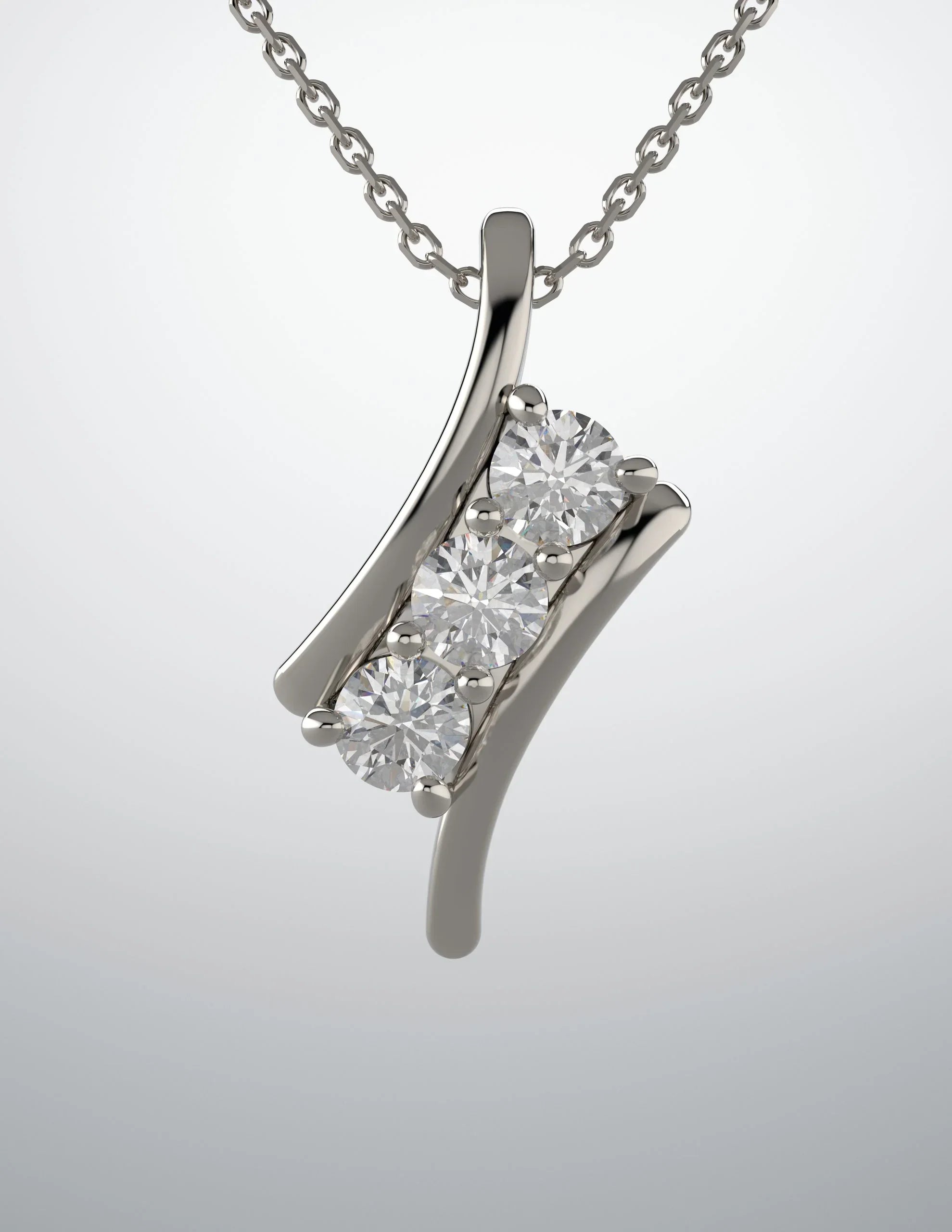 1/3 Ctw Natural Diamond Pendant | Yumna Jewelers