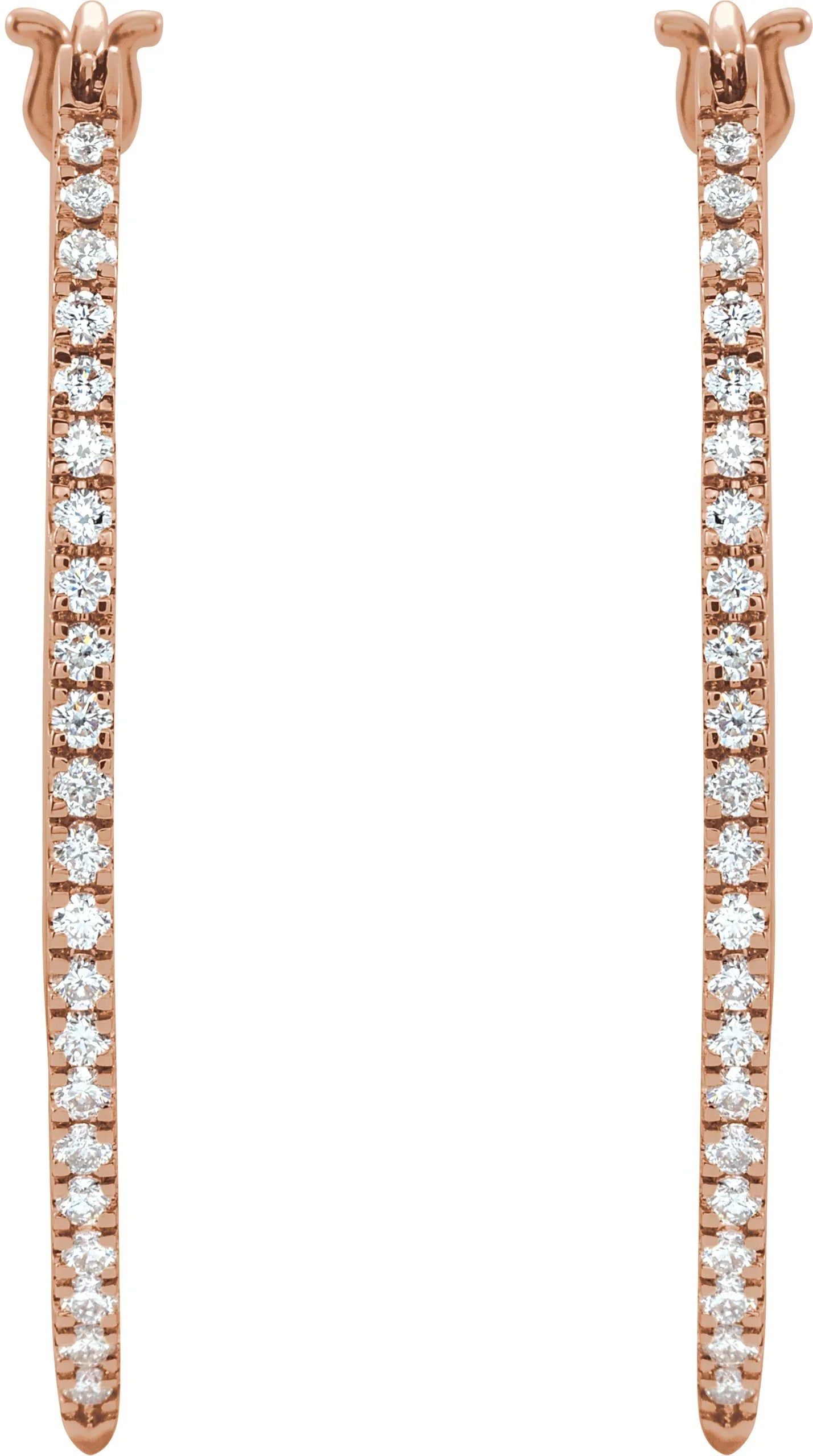 Diamond Hoop Earrings | Women's Hoop Earrings | Yumna Jewelers