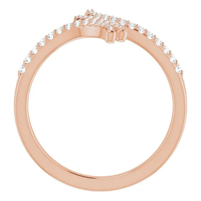 Diamond Bypass Ring | Yumna Jewelers