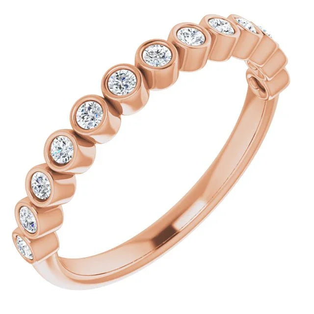 14K Rose 1/4 CTW Natural Diamond Ring 122855:603:P