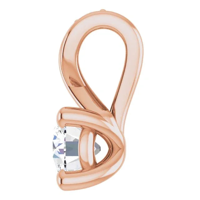 14K Rose 1/4 CTW Natural Diamond Pendant 86678:6002:P