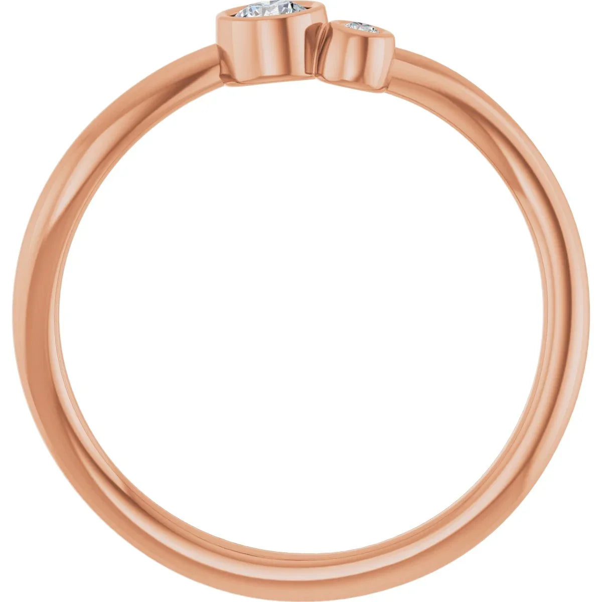 14K Rose 1/8 CTW Natural Diamond Ring 72006:640:P