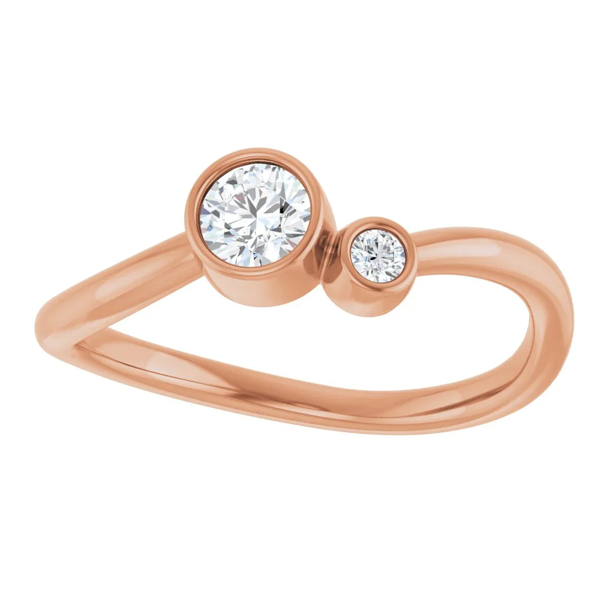 14K Rose 1/4 CTW Natural Diamond Ring 72006:6055:P