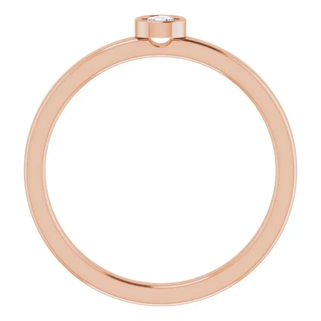 14K Rose 1/10 CTW Natural Diamond Ring 71806:6218:P