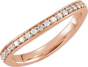 1/3 Ctw Diamond Stackable Band | Yumna Jewelers